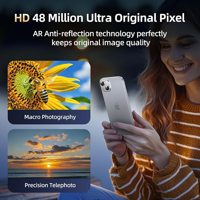 Compatible with iPhone 15/iPhone 14/iPhone 14 Plus/iPhone 15 Plus Camera Lens - Image 3