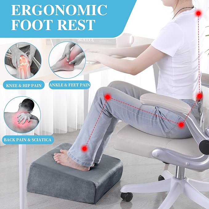 ROYALAY Adjustable Foot Rest Under Desk - Image 4