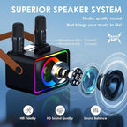 Karaoke Machine, Portable Bluetooth Speaker - Image 2