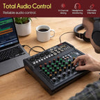 Pyle 8 Channel Studio Mixer - Image 2