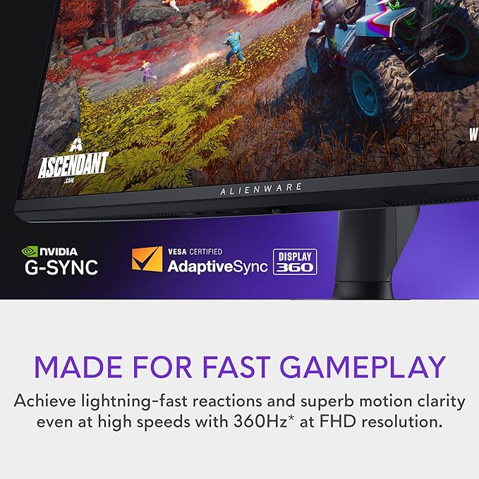 Alienware 27 4K Dual-Resolution Gaming Monitor - Image 7