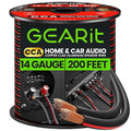 GEARit Speaker Wire 14 Gauge, Speaker Cable 200ft by GEARit