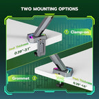 ARES WING RGB Single Monitor Arm Desk Mount - Image 7