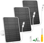 Solar Panel for Security Camera, 5W USB Solar Panel for DC 5V Security Camera by WININMETA
