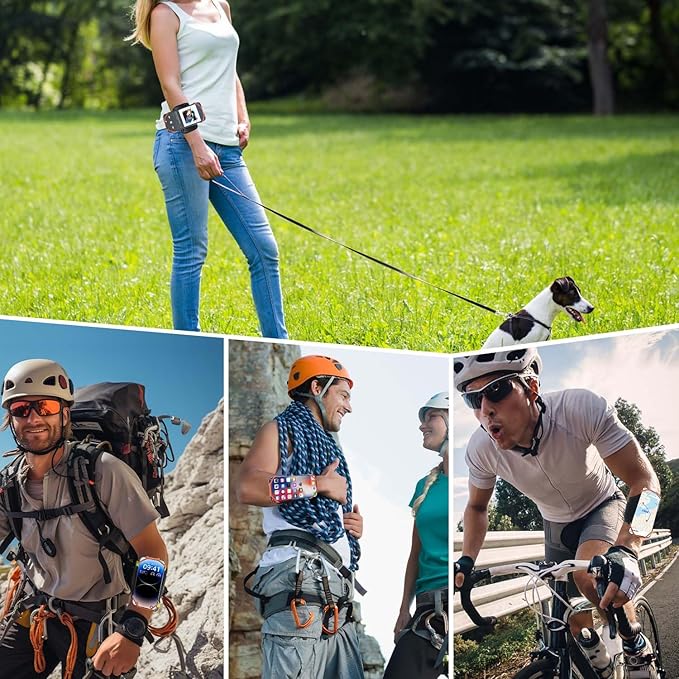 Wristband Phone Holder for Running, 360°Rotation & Detachable Sports Armband - Image 6