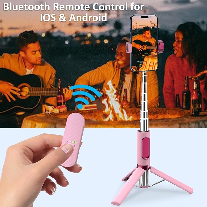 Selfie Stick Tripod, Foldable Cellphone Tripod - Image 5