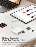 BnmxTek USB-A and USB-C to SD Card Reader, Trail Camera Card Adapter - Image 5