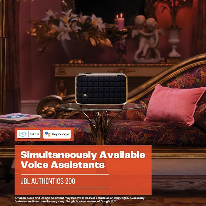 JBL JBLAUTH200BLKAM-Z Wi-Fi Bluetooth Smart Home Speaker - Image 6