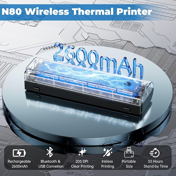 Portable Thermal Printer For Travel - Image 3