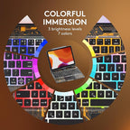 GUSGU Transparent Case with Wireless Keyboard - Image 7
