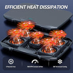AIMIUZI Laptop Cooling Pad for Computer Laptop Cooler for 12-15.6 Inch Notebooks - Image 2