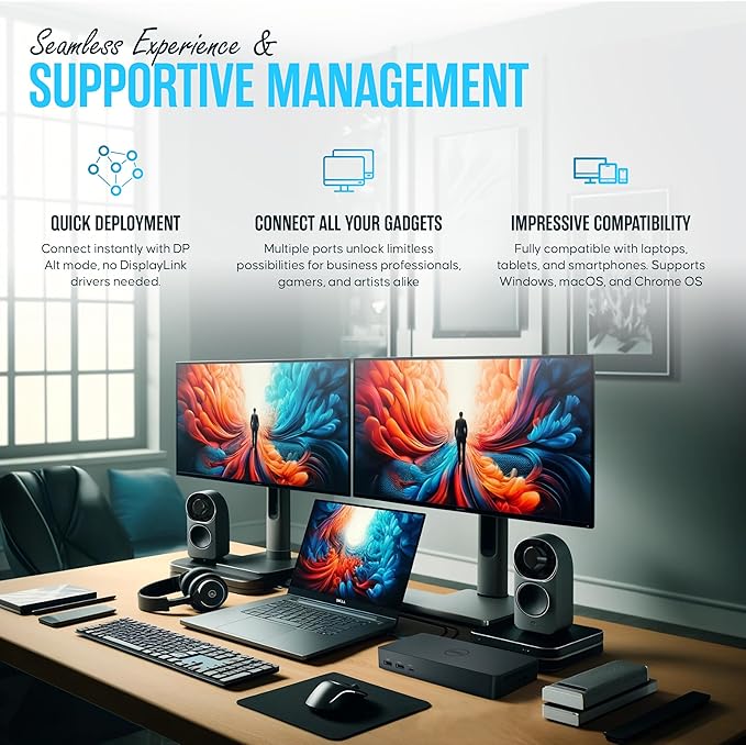 WD22TB4 Dell Thunderbolt 4 Dock 40Gbps USB-C/USB-A 1 Year Warranty - Image 5