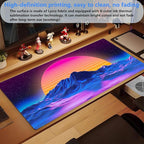Retro Neon Fantasy Mouse Pad Desk Mat XXL Large 31.5x15.7in Gaming Keyboard & - Image 5
