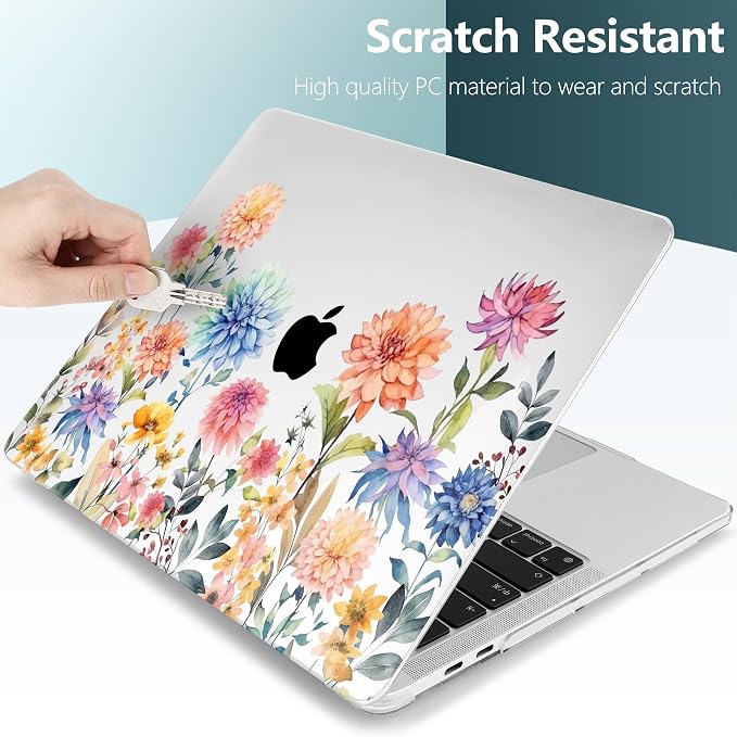TWOLSKOO Compatible with MacBook Pro 13 inch Case 2023-2016 A2338 M2/M1 A2251 - Image 3