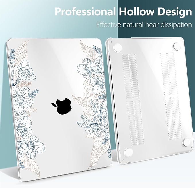 TWOLSKOO Compatible with M4 MacBook Air 13.6 inch Case 2025-2022 Release M4 - Image 5