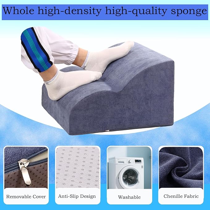 Foot Rest for Under Desk at Work.Multifunctional 3-Tier Foot Stool, - Image 3