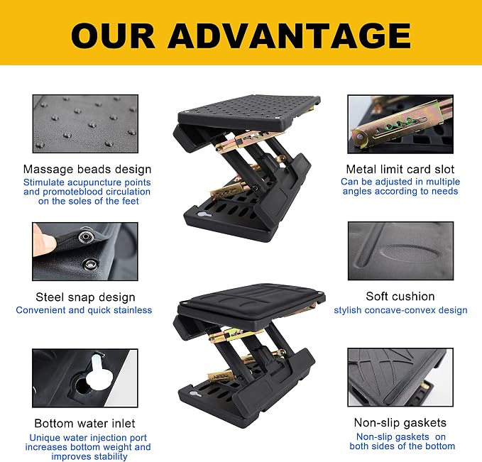 Adjustable Foot Rest Under Desk - Image 4