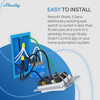 Shelly 1 Gen4 | Wi-Fi, Zigbee & Matter Smart Relay Switch - Image 3