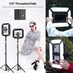 Smartphone Video Rig PICTRON U200 Handheld LED Ring Light Selfie Light Phone - Image 4