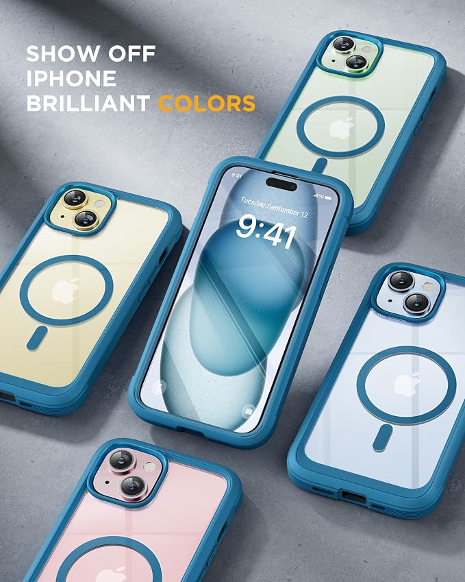 Miracase Magnetic for iPhone 15 Plus Case 6.7'' Full-Body Military Drop Proof - Image 7