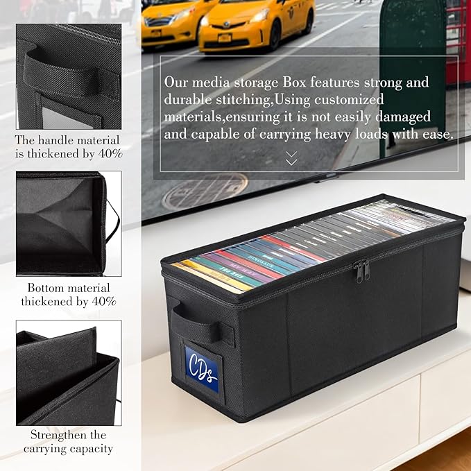 CCidea CD Storage Box with Clear Window - Image 5