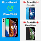 Power Theory Designed for iPhone X, iPhone Xs Screen Protector Tempered Glass - Image 3