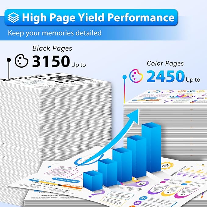 ZIPRINT 206X Toner Cartridges 4 Pack High Yield Compatible Replacement - Image 3