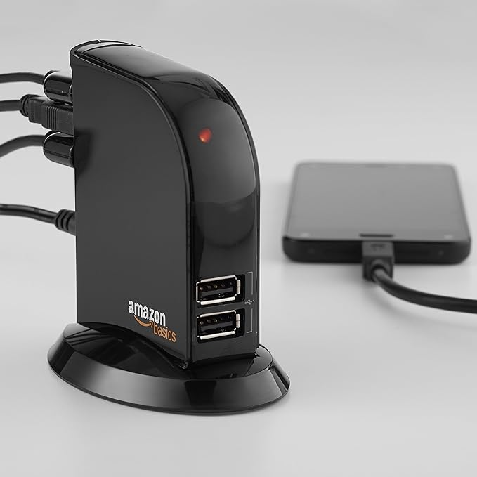 Amazon Basics 7 Port USB 2.0 Hub Tower - Image 9