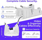 Ascrono Original No Drill Under Desk Cable Management Tray 27.3" - Image 6