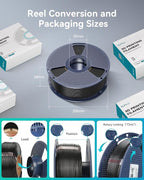 SUNLU 3D Printer Filament PETG Filament 1.75mm, Less Stringing Good Layer - Image 8