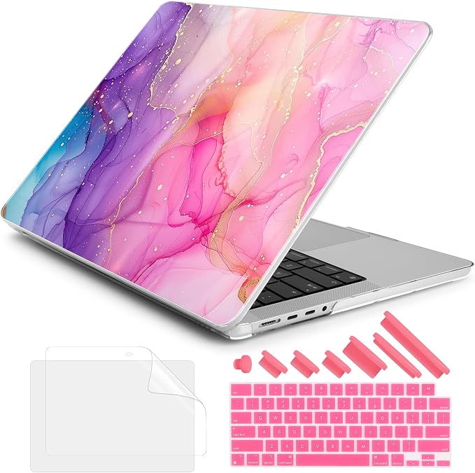 DONGKE for M4 MacBook Pro 16 Inch Case 2024 2023 2021 A3403 A3186 M3 A2991 M2 by DONGKE