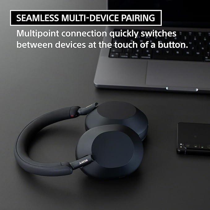 Sony WH-1000XM5 Premium Noise Canceling Headphones, Auto NC Optimizer, 30-Hour - Image 7