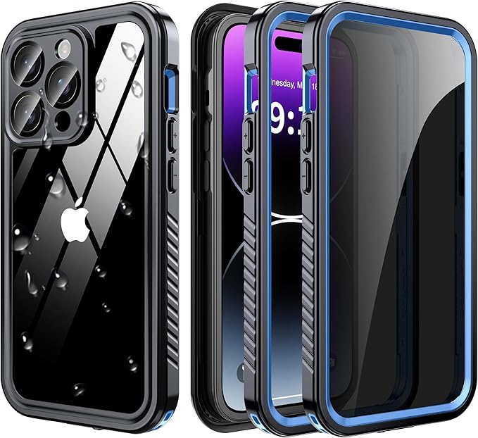 for iPhone 14 Pro Case Waterproof by AMILIFECASES