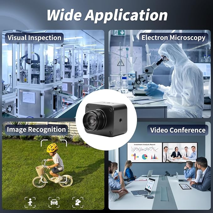MOKOSE USB Camera 4K, USB3.0 Manual Focus Webcam - Image 7