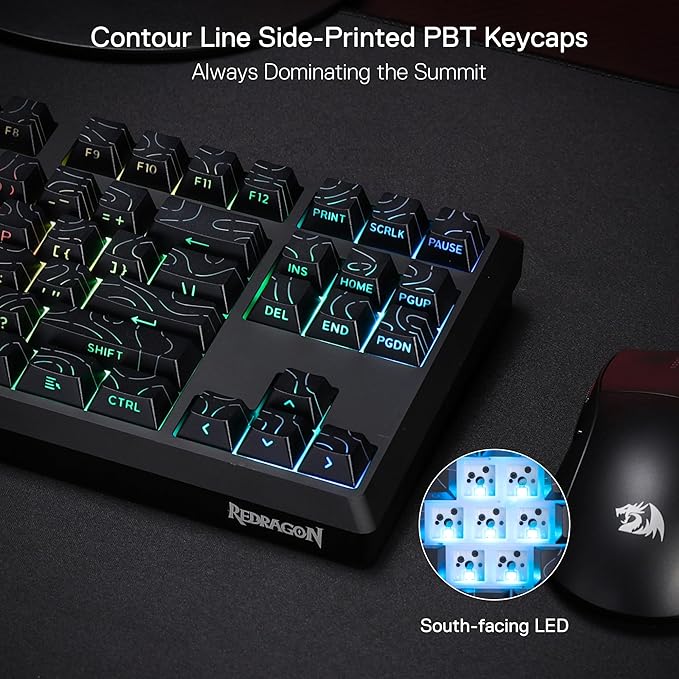 Redragon K737 PRO Wireless 87 Keys Gasket Gaming Keyboard, 80% Premium CNC - Image 4