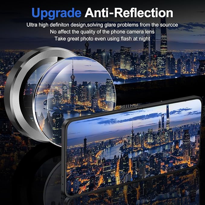 for Samsung Galaxy Z Flip 7 Camera Lens Protector, Individual Metal Ring - Image 4