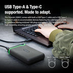 Transcend 4TB SJ25M3C, USB 3.1 Portable Hard Drive Rugged, Anti-Shock Resistant - Image 6