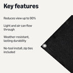 Amazon Basics Privacy Screen Fence - Image 2