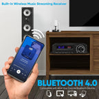 Pyle Wireless Bluetooth Home Audio Amplifier - 100W 5.1 Channel Home Theater - Image 4
