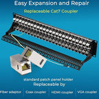 Rapink 48 Port Cat7 Patch Panel - Image 5