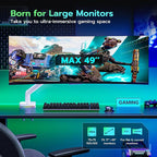 Ultrawide Monitor arm for 17-49'' Heavy Duty Screen up to 44lbs, Gas Spring - Image 3