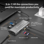 j5create Laptop Docking Station, 4K60Hz HDMI, USB-C 10Gbps, 2 USB-A 10Gbps - Image 2