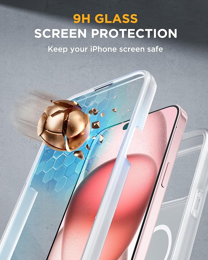 Miracase Magnetic for iPhone 15 Plus Case 6.7'' Full-Body 15 Plus Phone Case - Image 5