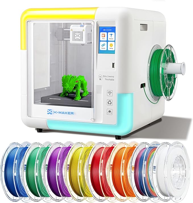 X-Maker 3D Printer for Kids and Beginners, Fully Assembled High-Speed 3D Printer by AOSEED