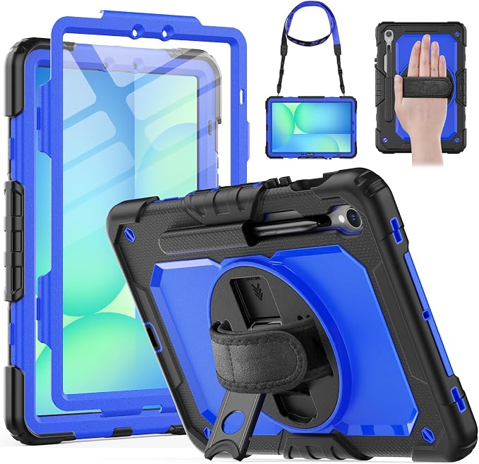 HXCASEAC Case for Galaxy Tab S10 FE / S9 FE 5G 10.9 inch, Shockproof Design by HXCASEAC