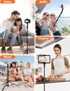 71" Tripod for iPhone, Phone Tripod Selfie Stick - Image 5