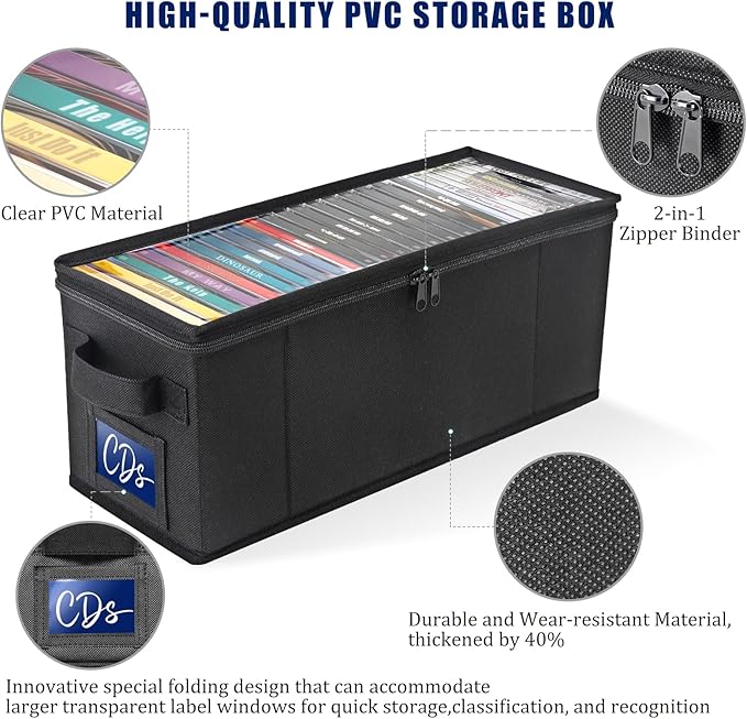 CCidea CD Storage Box with Clear Window - Image 3