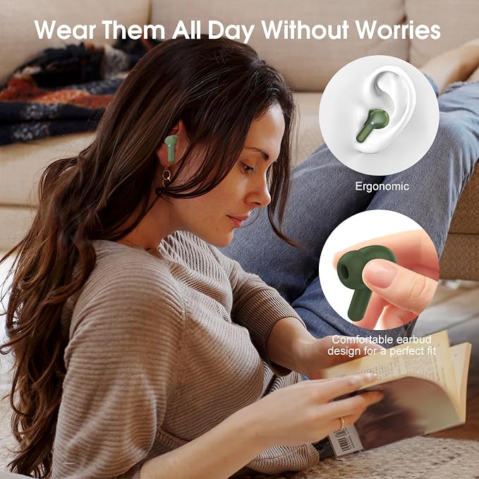 Wireless Earbuds, IP7 Waterproof in Ear Earphones, LED Display Ear buds - Image 6