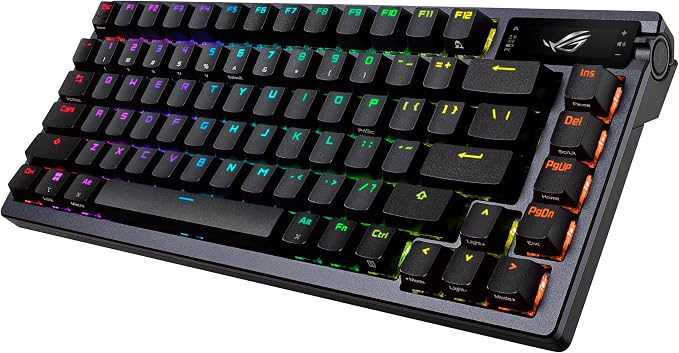 ASUS ROG Azoth 75 Wireless DIY Custom Gaming Keyboard, OLED Display, - Image 4