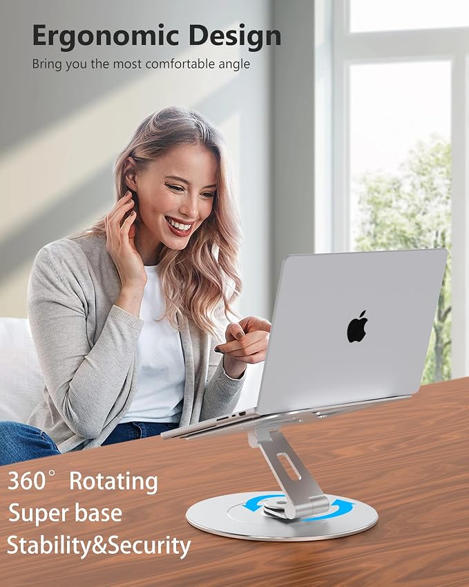 Ultra-Stable Swivel Laptop Stand - Image 3